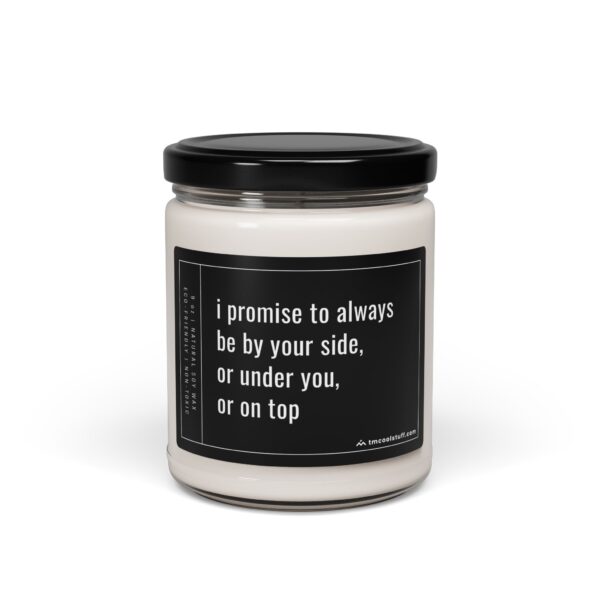 I Promise to Always Be by Your Side, or Under You, or on Top | Funny Love Scented Candle