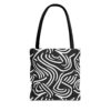 Abstract Line Bag | Wavy Stripe Tote Bag