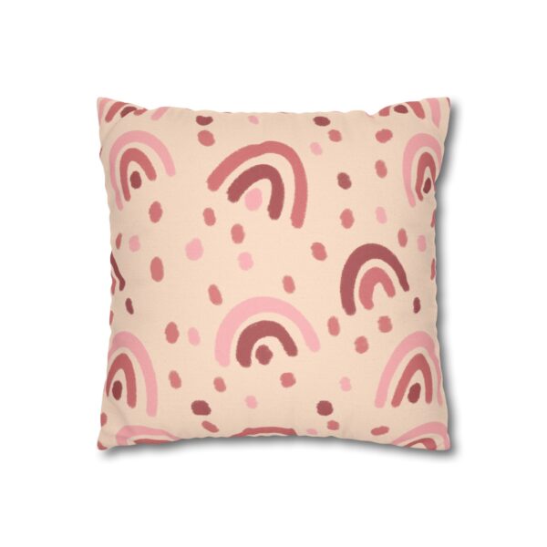 Cute Boho Pillowcase | Soft Pink Pastel Throw Pillow Cover