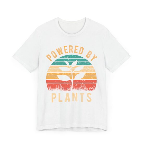 Powered by Plants | Funny Vegan T-shirt