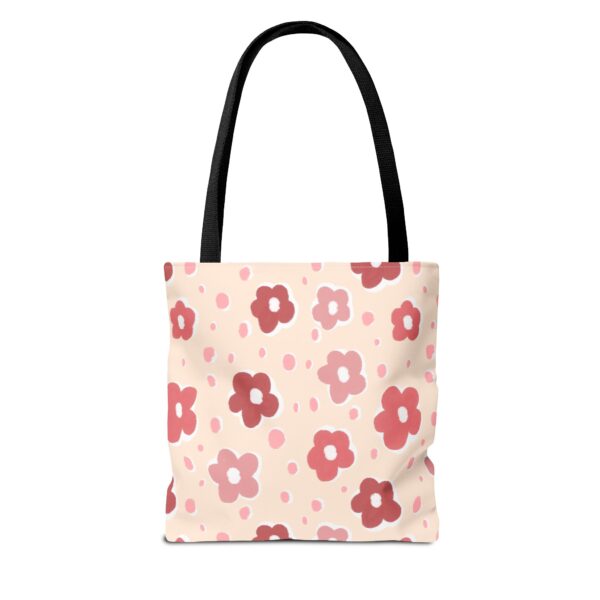 Cute Soft Pink Pastel Boho Floral Tote Bag