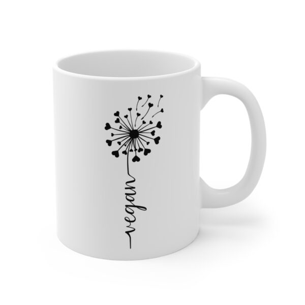 Cute Vegan Dandelion Mug