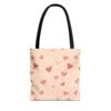 Cute Soft Pink Pastel Boho Tote Bag