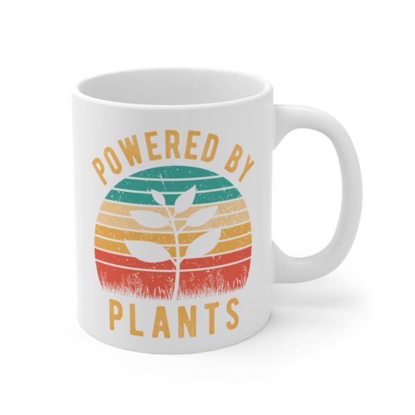 Powered by Plants | Funny Vegan Mug