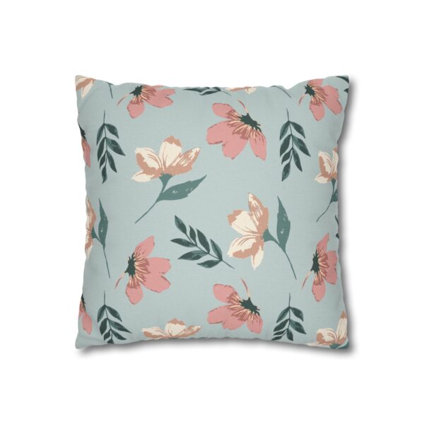 Bohemian Flowers Pillowcase | Boho Floral Throw Pillow Cover
