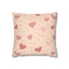 Cute Boho Pillowcase | Soft Pink Pastel Throw Pillow Cover