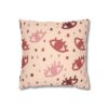 Cute Boho Pillowcase | Soft Pink Pastel Throw Pillow Cover