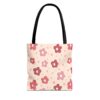 Cute Soft Pink Pastel Boho Floral Tote Bag