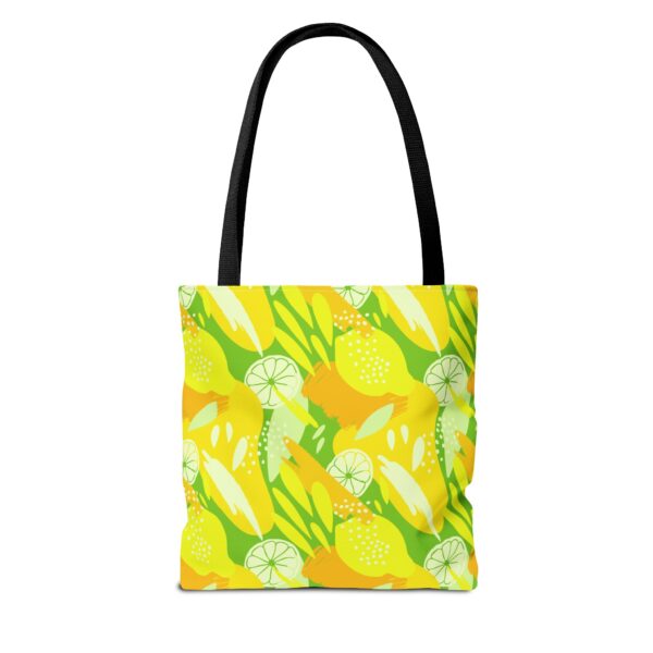 Abstract Lime Fruit Bag | Lemon Tote Bag