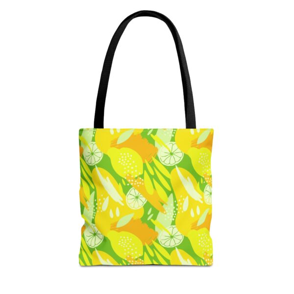 Abstract Lime Fruit Bag | Lemon Tote Bag