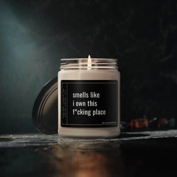 Smells Like I Own This Fucking Place | Funny Housewarming Scented Candle