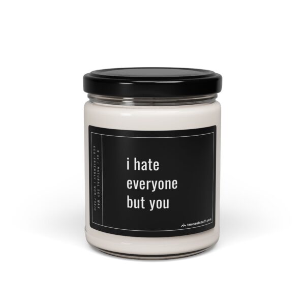 I Hate Everyone but You | Funny Best Friend Scented Candle