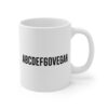 ABCDEFGOVEGAN | Funny Vegan Mug