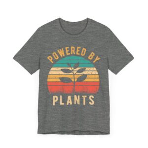 Powered by Plants | Funny Vegan T-shirt