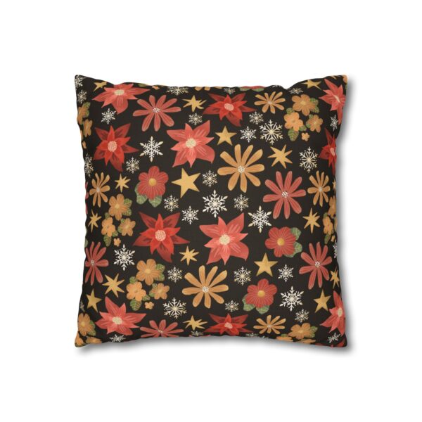 Boho Flowers Pillowcase | Floral Throw Pillow Cover