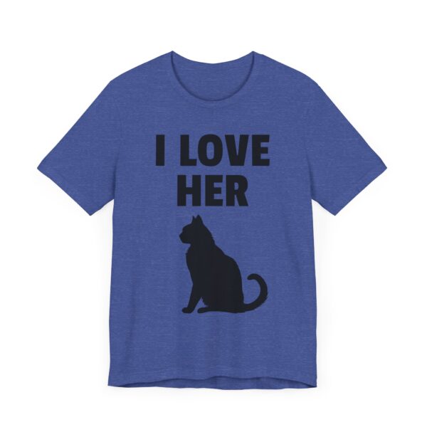 I Love Her Cat | Funny Adult Humor Couple T-shirt
