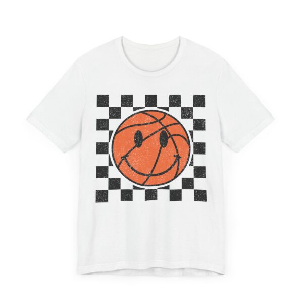 Cute Smiley Face Basketball T-shirt