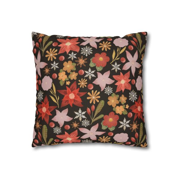 Boho Flowers Pillowcase | Floral Throw Pillow Cover