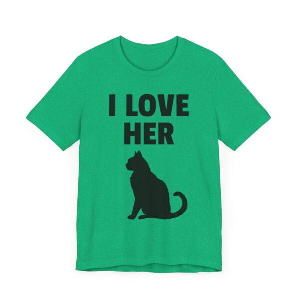 I Love Her Cat | Funny Adult Humor Couple T-shirt