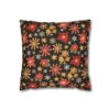 Boho Flowers Pillowcase | Floral Throw Pillow Cover