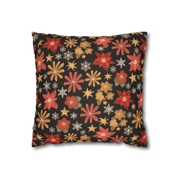 Boho Flowers Pillowcase | Floral Throw Pillow Cover
