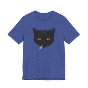 Cool Smoking Cat Y2K T-shirt