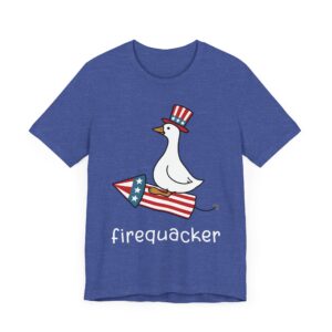 Funny Firequacker Goose | 4th of July Independence Day T-shirt
