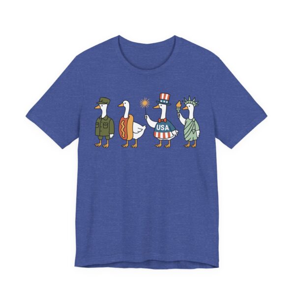 Funny Fourth of July Independence Day Goose T-shirt