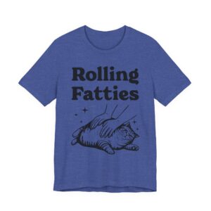 Rolling Fatties | Funny Fat Cat T-shirt