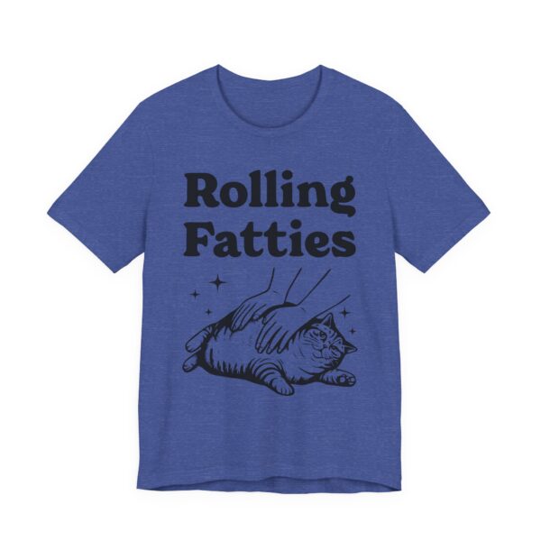 Rolling Fatties | Funny Fat Cat T-shirt