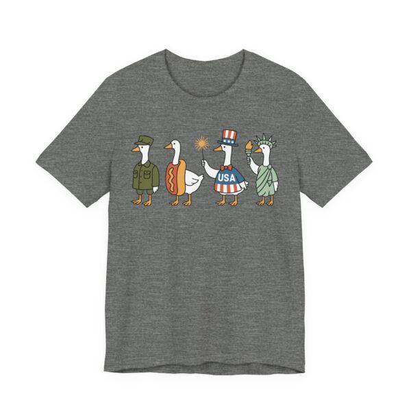 Funny Fourth of July Independence Day Goose T-shirt