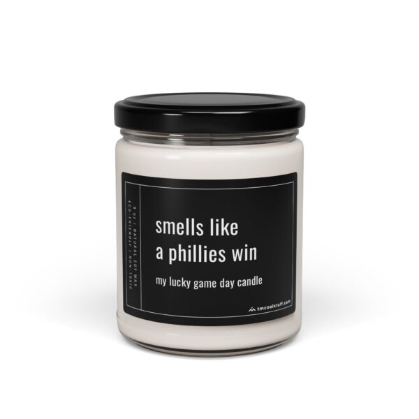 Smells Like a Phillies Win | Funny Philadelphia Phillies Baseball MLB Candle