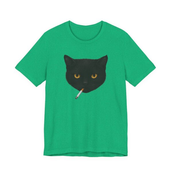 Cool Smoking Cat Y2K T-shirt