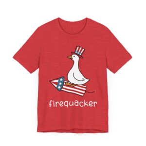 Funny Firequacker Goose | 4th of July Independence Day T-shirt