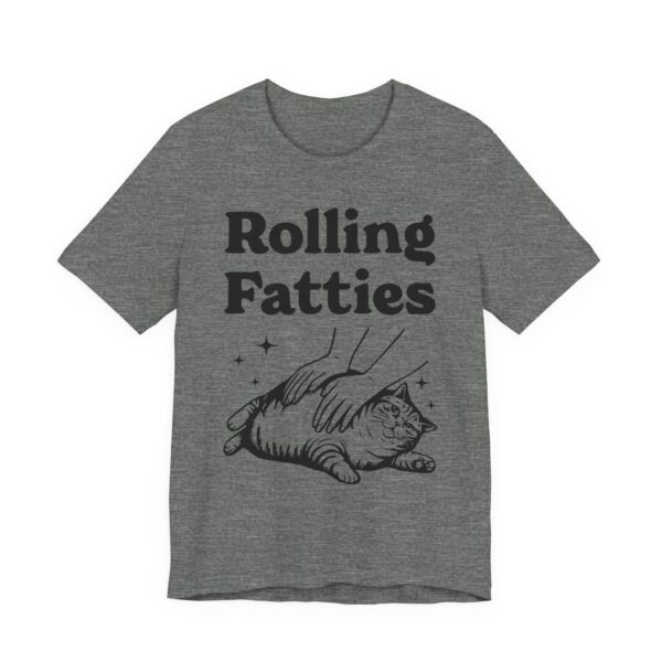 Rolling Fatties | Funny Fat Cat T-shirt