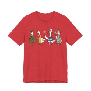 Funny Fourth of July Independence Day Goose T-shirt