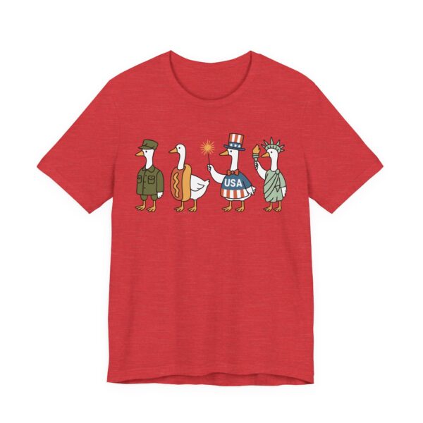 Funny Fourth of July Independence Day Goose T-shirt
