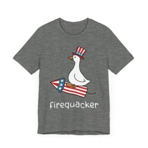 Funny Firequacker Goose | 4th of July Independence Day T-shirt