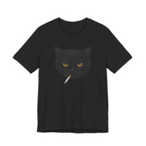 Cool Smoking Cat Y2K T-shirt
