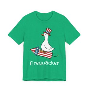 Funny Firequacker Goose | 4th of July Independence Day T-shirt