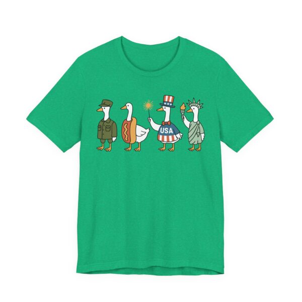 Funny Fourth of July Independence Day Goose T-shirt