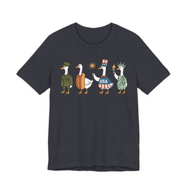Funny Fourth of July Independence Day Goose T-shirt
