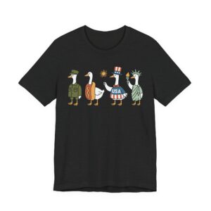 Funny Fourth of July Independence Day Goose T-shirt
