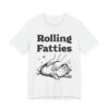 Rolling Fatties | Funny Fat Cat T-shirt