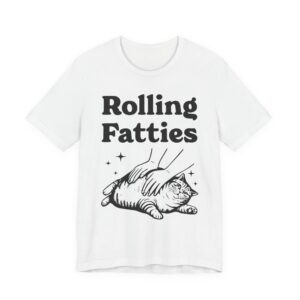 Rolling Fatties | Funny Fat Cat T-shirt