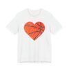 Distressed Basketball Heart T-shirt