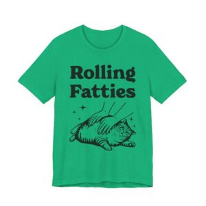 Rolling Fatties | Funny Fat Cat T-shirt