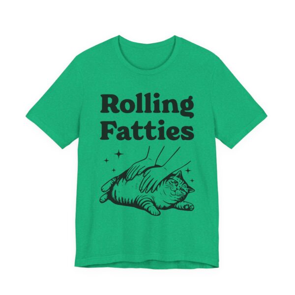 Rolling Fatties | Funny Fat Cat T-shirt
