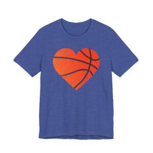 Distressed Basketball Heart T-shirt