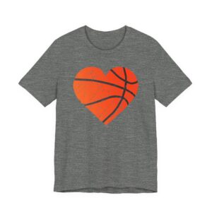 Distressed Basketball Heart T-shirt